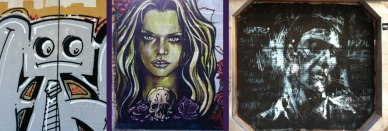 Malaga graffiti trio